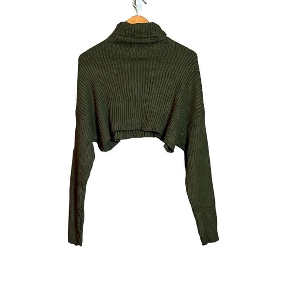 NWT! Mimosa green cropped sweater. Size small - Picture 8 of 9